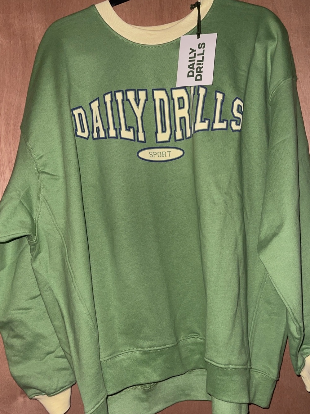 Daily Drills Oversized Sport Crew Lucky + Lemonade